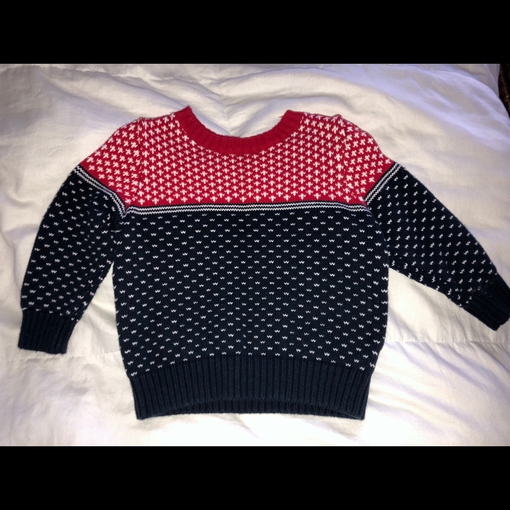 Old navy fair isles sweater 18-24 month